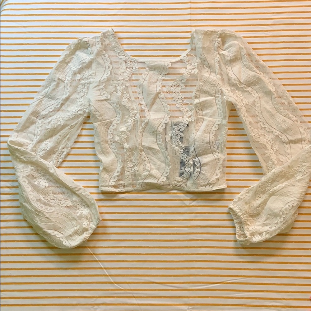 Forever 21 Lace Crop Top